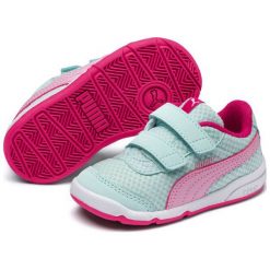 Puma Stepfleex 2 Mesh V Ps Fair Aqua-Pale Pink-Fuchsia Purple 35. Buty sportowe dziewczęce marki Puma. Za 168.00 zł.