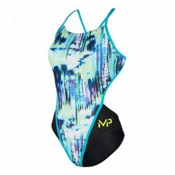 Damski strój kąpielowy FREEZE OPEN BACK. Czarne kostiumy jednoczęściowe damskie Aqua Sphere, bez wzorów, z materiału, sportowe, na fitness i siłownię. Za 149.15 zł.