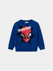 NAME IT Bluza 13221195 Niebieski Regular Fit. Niebieskie bluzy dla chłopców Name it, bez wzorów, z bawełny, bez ramiączek, bez kaptura. Za 149.99 zł.