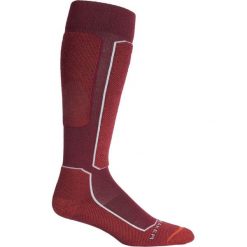 Icebreaker skarpety narciarskie Mens Ski+ Light Otc Cabernet S. Czerwone skarpety męskie Icebreaker, bez wzorów, z tkaniny. Za 125.00 zł.