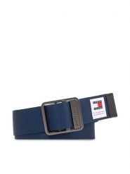 Tommy Jeans Pasek Męski Tjm Webbing 3.5 AM0AM12341 Granatowy. Niebieskie paski damskie Tommy Jeans, bez wzorów, z jeansu. Za 229.99 zł.