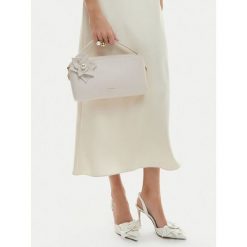 Torebka GINO ROSSI. Białe torebki do ręki damskie Gino Rossi, bez wzorów, klasyczne, bez dodatków. Za 299.99 zł.