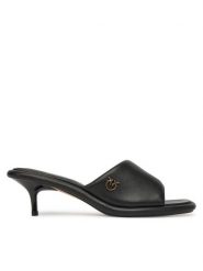 PINKO Klapki Tara 01 SD0277 P003 Czarny. Czarne klapki damskie Pinko, bez wzorów, ze skóry, bez obcasa. Za 859.99 zł.