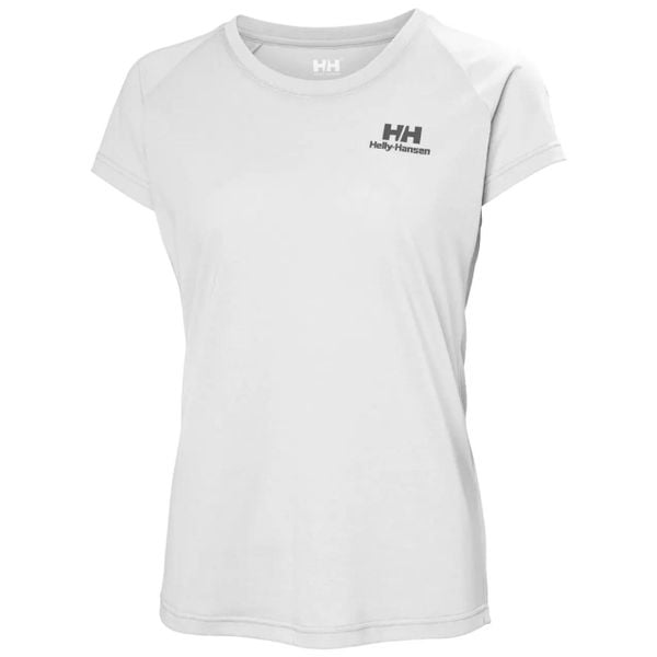 Koszulka damska Helly Hansen Nord Graphic Drop. Białe t-shirty damskie Helly Hansen, l, bez wzorów, z bawełny, bez kołnierzyka. Za 195.50 zł.