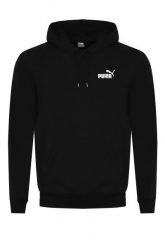 Bluza Z Kapturem Męska Logo Essentials. Czarne bluzy męskie Puma, m, bez wzorów, z bawełny, z kapturem. Za 234.90 zł.