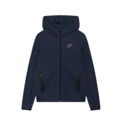 Chłopcy>bluza Nike. Niebieskie bluzy dla chłopców Nike, bez wzorów, bez ramiączek, bez kaptura. Za 374.99 zł.