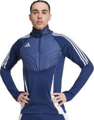 Bluza męska adidas Tiro 24 Winterized niebieska IY0127 M. Niebieskie bluzy męskie Adidas, m, bez wzorów, bez kaptura. Za 375.20 zł.