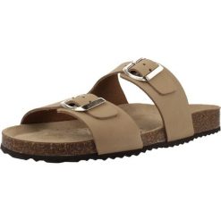 Sandały GEOX D BRIONIA Beżowy. Brązowe obuwie sportowe damskie Geox, bez wzorów, ze skóry, trekkingowe. Za 280.99 zł.