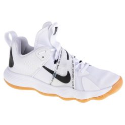Buty Nike React HYPERSET. Białe buty sportowe męskie Nike, z materiału, bez zapięcia, do siatkówki. W wyprzedaży za 526.00 zł.
