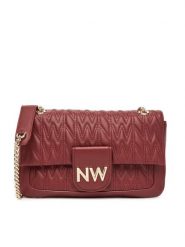 Nine West Torebka CEO-Astoria-Allure-LX10165 Bordowy. Czerwone torebki do ręki damskie Nine West, bez wzorów, z materiału, wizytowe, bez dodatków. Za 349.99 zł.