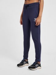 Damskie spodnie dresowe zwężane Hummel Noni 2.0. Niebieskie spodnie dresowe damskie Hummel, s, bez wzorów, z bawełny. Za 138.00 zł.