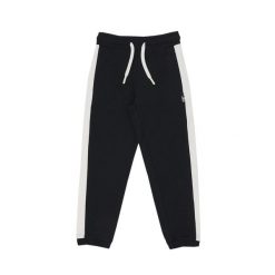 Neonowe spodnie dresowe dziewczęce. Czarne spodnie sportowe dla dziewczynek LEONE 1947 APPAREL, bez wzorów, z dresówki, na jogę i pilates. W wyprzedaży za 101.05 zł.