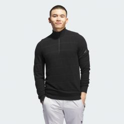 Ultimate365 Tour Wind Knit Quarter-Zip. Czarne buty sportowe męskie Adidas, bez zapięcia, na golfa. Za 799.00 zł.