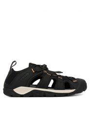 Reima Sandały Talsi 5400132B Czarny. Czarne sandały chłopięce Reima, ze skóry, bez zapięcia. Za 319.99 zł.