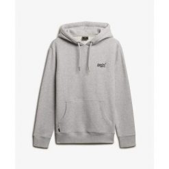 Bluza z kapturem Superdry Vintage Logo. Szare bluzy męskie Superdry., m, bez wzorów, z kapturem. Za 349.55 zł.