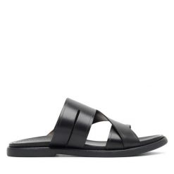 Klapki GINO ROSSI. Czarne klapki męskie Gino Rossi. Za 199.99 zł.