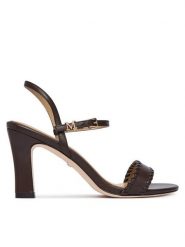 Marciano Guess Sandały G6YZ17 L0169 Brązowy. Brązowe sandały damskie Marciano Guess, z aplikacjami, ze skóry, bez obcasa, na słupku, bez zapięcia. Za 959.99 zł.