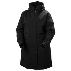 Damska kurtka wodoodporna Helly Hansen victoria. Czarne kurtki damskie Helly Hansen, s, bez wzorów, z poliesteru, bez kaptura. Za 946.00 zł.