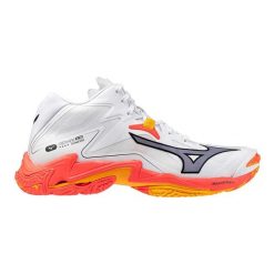 Buty halowe Mizuno Wave Lightning Neo 3 Mid. Białe buty sportowe męskie Mizuno, bez zapięcia, do siatkówki, mizuno wave. W wyprzedaży za 633.50 zł.