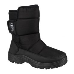 Śniegowce turystyczne męskie wysokie Aulp WHERO ocieplane wodoodporne. Czarne śniegowce i trapery męskie Aulp, na zimę, z syntetyku, bez zapięcia. Za 269.99 zł.