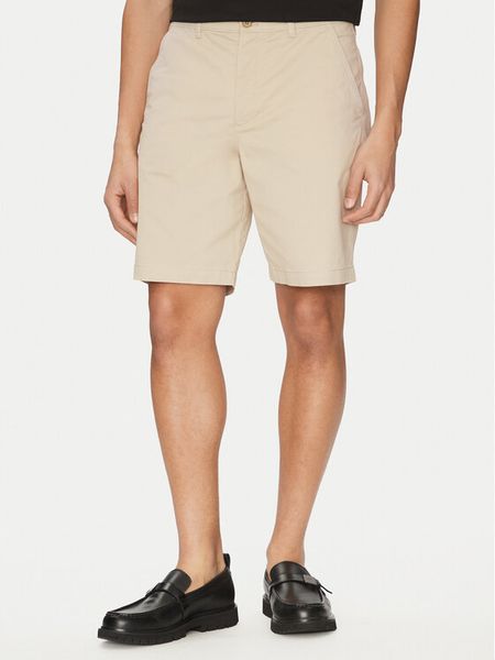 Calvin Klein Jeans Szorty materiałowe LV040EM618 Beżowy Regular Fit. Brązowe szorty męskie Calvin Klein Jeans, m, bez wzorów, z bawełny. Za 349.99 zł.