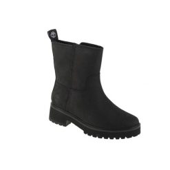 Buty zimowe damskie, Carnaby Cool Wrmpullon WR. Czarne obuwie sportowe damskie Timberland, bez wzorów, trekkingowe. Za 649.99 zł.