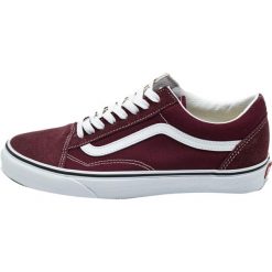 Buty VANS VN0A38G15U71 Bordeaux. Czerwone obuwie sportowe damskie Vans, bez wzorów, z gumy, Vans Old Skool. Za 385.22 zł.