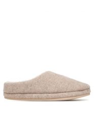 Tommy Hilfiger Kapcie Th House Shoe Flannel FW0FW09699 Beżowy. Brązowe kapcie damskie Tommy Hilfiger, bez wzorów. Za 249.99 zł.