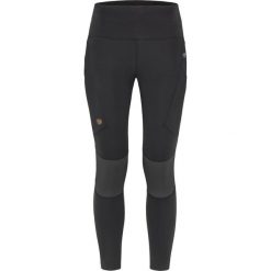 Spodnie trekkingowe damskie Fjallraven Abisko Trekking Tights Pro. Czarne legginsy damskie Fjällräven, bez wzorów. Za 671.00 zł.