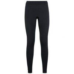 Spodnie techniczne termoaktywne damskie Odlo Performance Warm Eco. Czarne spodnie materiałowe damskie Odlo, na zimę, xl, bez wzorów, sportowe, narciarskie. Za 369.99 zł.