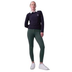 Damskie legginsy jeździeckie z pełną przyczepnością PS of Sweden Katja. Niebieskie legginsy damskie PS OF SWEDEN, xs, bez wzorów, z materiału. Za 370.50 zł.