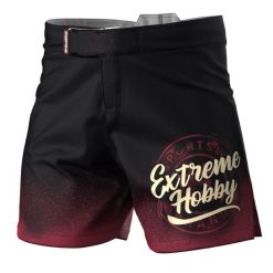 Spodenki Sportowe Męskie na trening i siłownię EXTREME HOBBY BADGE. Czarne krótkie spodenki sportowe męskie EXTREME HOBBY, m, bez wzorów, z elastanu, na fitness i siłownię. Za 229.00 zł.