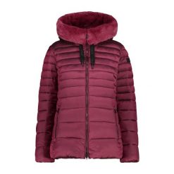 Damska kurtka z kapturem CMP. Czerwone kurtki snowboardowe damskie CMP, bez wzorów, z puchu, z kapturem, narciarskie. Za 511.00 zł.