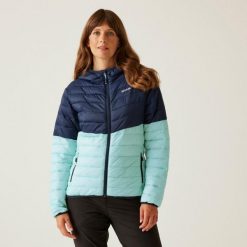 Damska kurtka z kapturem Regatta Hillpack IV. Niebieskie kurtki damskie Regatta, m, bez wzorów, z materiału, z kapturem. Za 270.00 zł.
