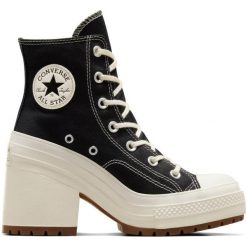 Buty sportowe damskie Converse Chuck 70 De Luxe Heel. Czarne obuwie sportowe damskie Converse, bez wzorów. W wyprzedaży za 436.55 zł.