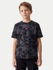 Reebok T-Shirt RK95062CCB Czarny Regular Fit. Czarne t-shirty dla chłopców Reebok, bez wzorów, z bawełny, bez ramiączek. Za 69.99 zł.