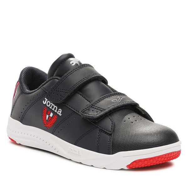 Sneakersy Joma. Niebieskie półbuty chłopięce Joma, bez wzorów, bez zapięcia. Za 79.99 zł.