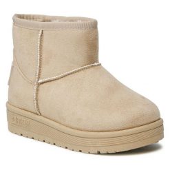 Śniegowce Big Star Shoes. Brązowe buty zimowe dziewczęce BIG STAR SHOES, retro, bez zapięcia. Za 179.99 zł.
