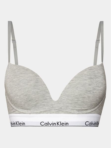 Calvin Klein Underwear Biustonosz push-up 000QF7623E Szary. Szare biustonosze Calvin Klein Underwear, bez wzorów, z bawełny. Za 129.99 zł.