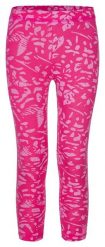 Legginsy dziecięce Loap Bykra różowe. Czerwone legginsy dla dziewczynek ÀLG, bez wzorów, z bawełny, długie. Za 52.82 zł.