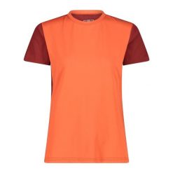 Koszulka damska CMP. Brązowe t-shirty damskie CMP, bez wzorów, bez kołnierzyka. Za 209.75 zł.