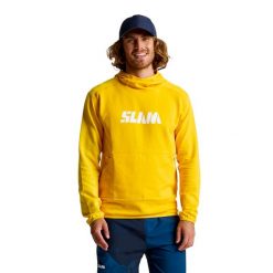 Bluza Slam Z Grafiką Dorośli. Żółte bluzy męskie SLAM, s, bez wzorów, z bawełny, z kapturem. Za 566.99 zł.