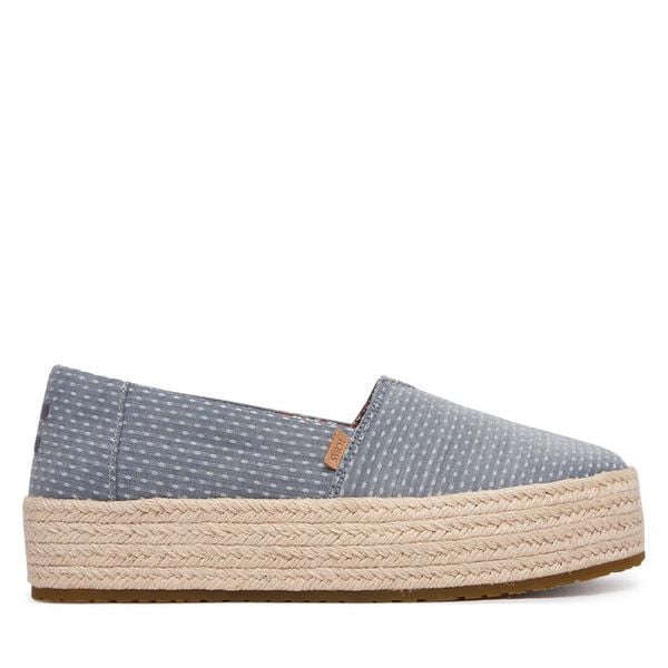 Espadryle Toms. Niebieskie espadryle damskie Toms, bez wzorów, bez obcasa, bez zapięcia. Za 398.99 zł.