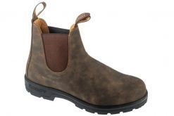 Sztyblety unisex, Elastic Sided Boot Lined. Brązowe botki męskie Blundstone, bez wzorów, z materiału, sportowe, bez zapięcia. Za 939.99 zł.