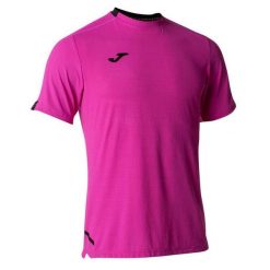 Koszulka tenisowa męska z krótkim rękawem Joma smash short sleeve. Czarne koszulki sportowe męskie Joma, m, bez wzorów, z poliesteru, bez kołnierzyka, bez ramiączek, tenisowe. Za 110.00 zł.