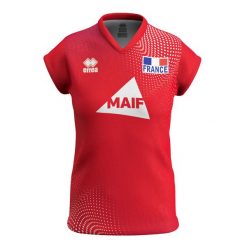 Trzecia koszulka dla kobiet z france 2020. Czerwone t-shirty damskie ERREA, s, bez wzorów, sportowe, bez kołnierzyka. Za 300.00 zł.