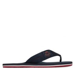 Japonki Tommy Hilfiger. Niebieskie klapki męskie Tommy Hilfiger. Za 169.99 zł.