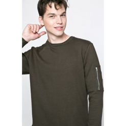 Brave Soul - Bluza Jacobb. Szare bluzy męskie Brave Soul, z bawełny. W wyprzedaży za 49.90 zł.