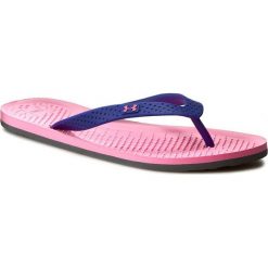 Japonki UNDER ARMOUR - Ua W Atlanticdune T 1252540-643 Ttf/Csp/Rhg. Fioletowe klapki damskie marki Under Armour, ze skóry. W wyprzedaży za 99.00 zł.