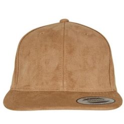 Czapka Z Daszkiem Ze Sztucznego Zamszu. Zielone czapki i kapelusze damskie FLEXFIT, bez wzorów. Za 104.99 zł.